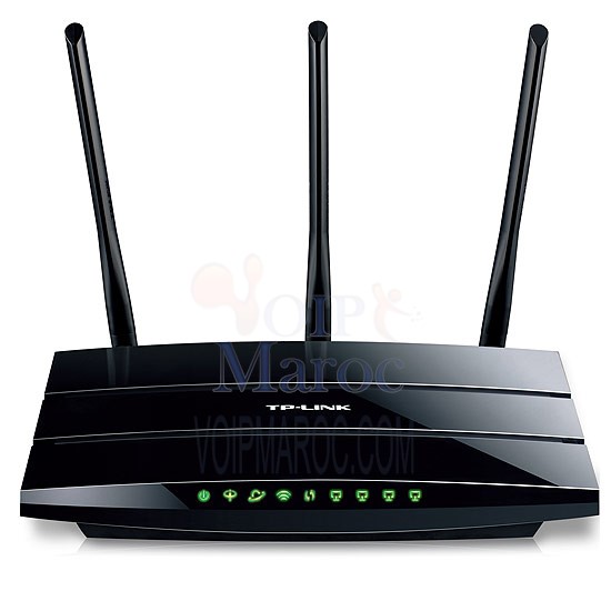 Modem Routeur WIFI N300  4 Ports LAN Gbits  2 * USB  Eth/WAN  ADSL 2/2+  VPN TD-W8970